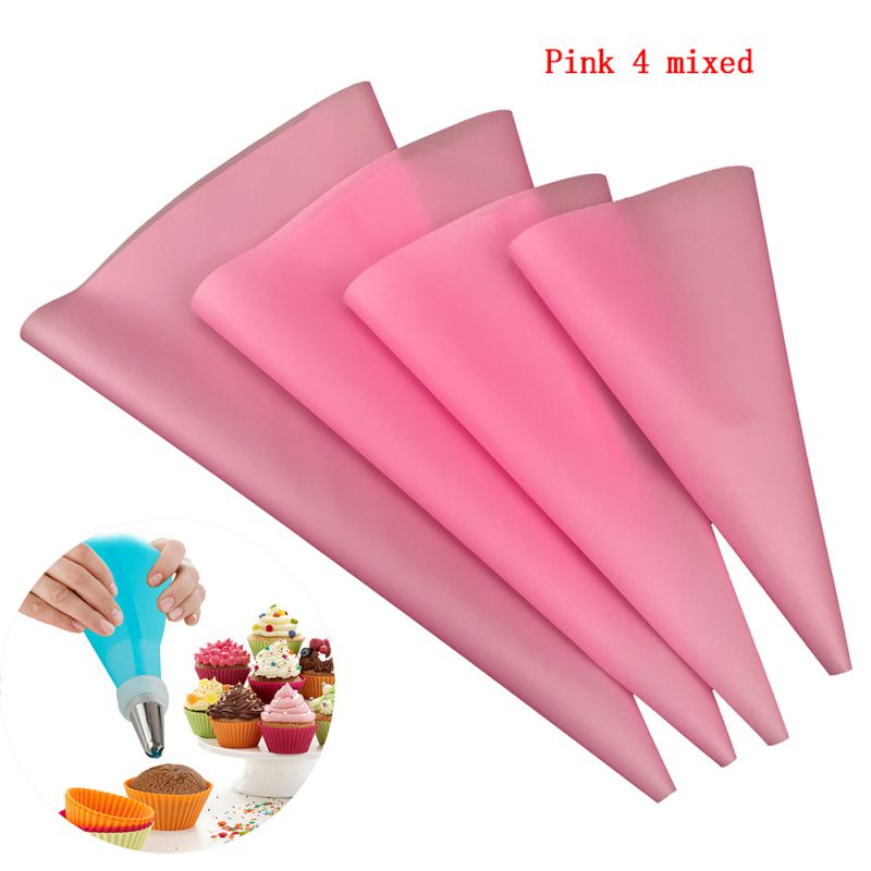 Reusable Silicone Pastry Bag DIY Icing Piping Bags Cream Cake Decorating SJ